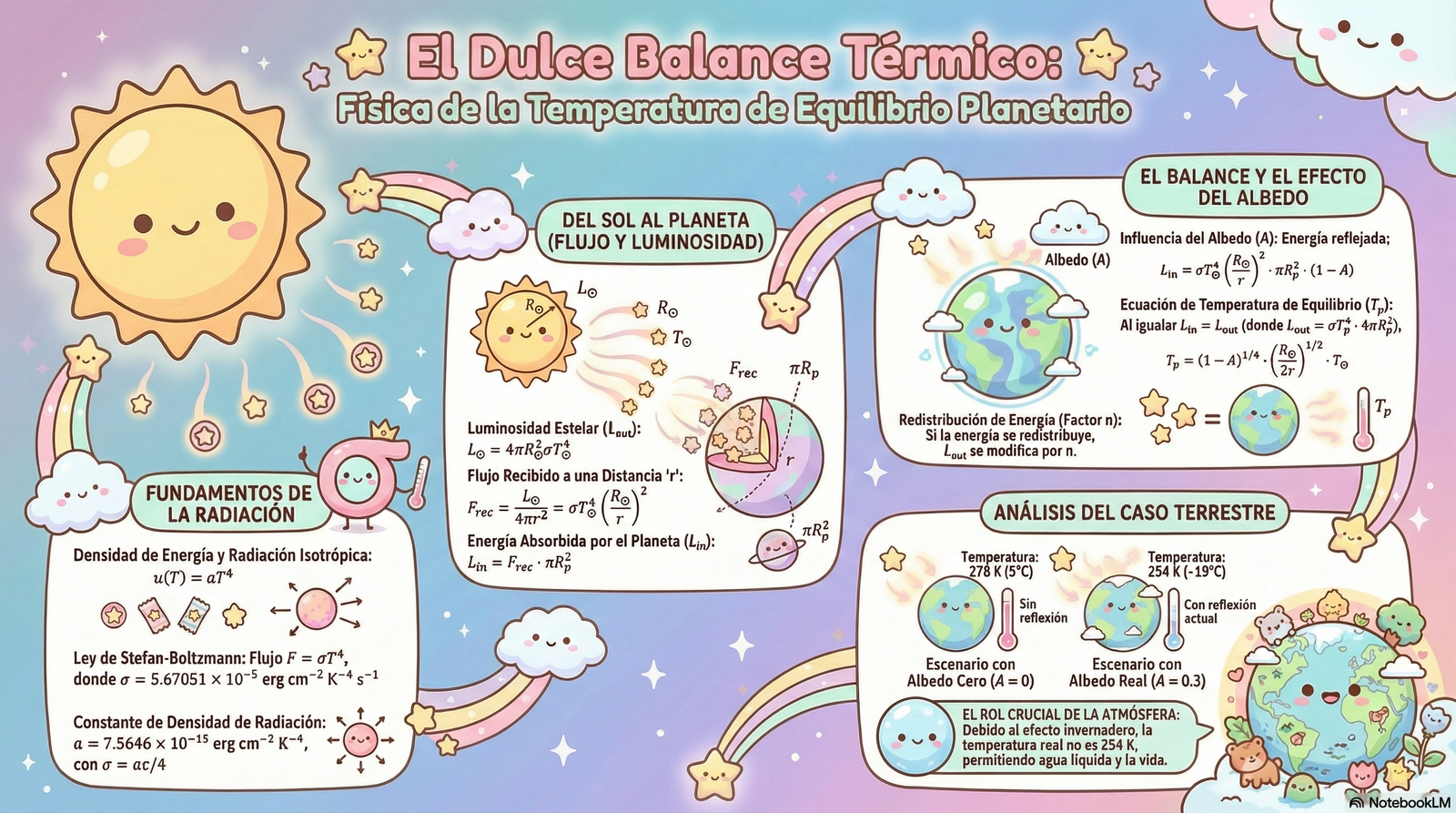 Balance térmico y temperatura de equilibrio planetario · Astronomía General · Clase 10 · Lámina