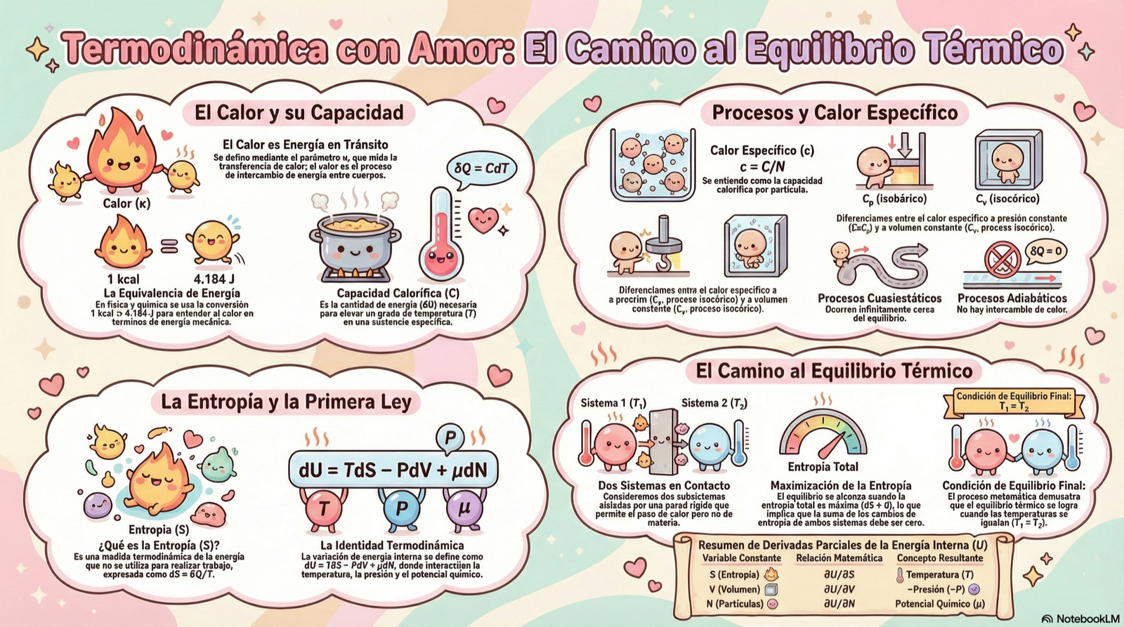 Calor específico, procesos y entropía · Clase 5 Termo
