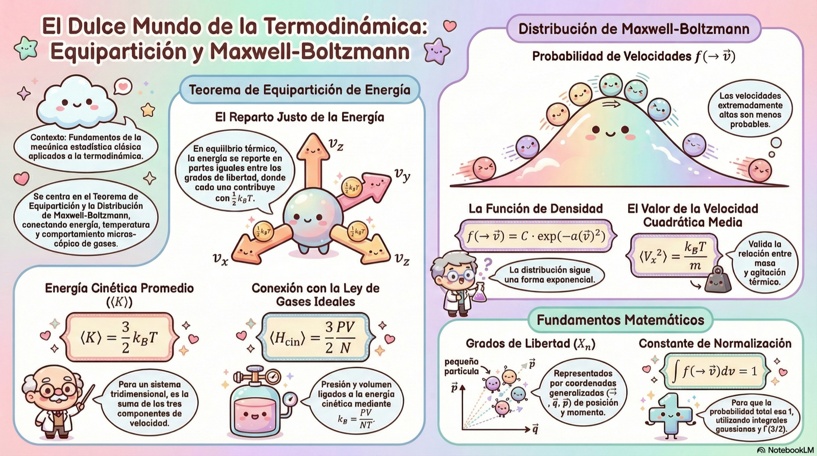 Equipartición y Maxwell-Boltmann · Clase 8 Termo